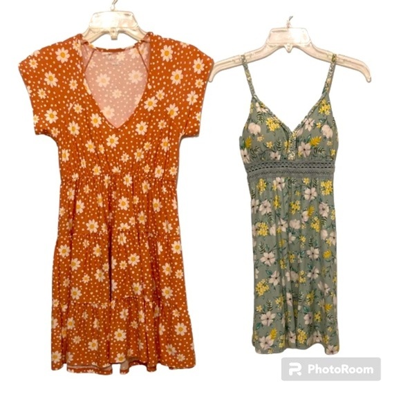 2 No Boundaries Dress Bundle Juniors Size Small 3-5 Floral Summer Mini Dresses - Picture 1 of 9